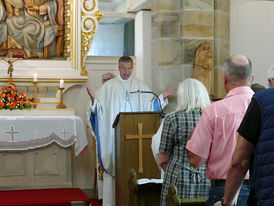 100 Jahrfeier Weingartenkapelle in Naumburg mit Bischof Dr. Michael Gerber (Foto. Karl-Franz Thiede)